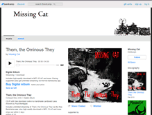 Tablet Screenshot of missingcat.bandcamp.com