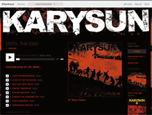 Tablet Screenshot of karysun.bandcamp.com