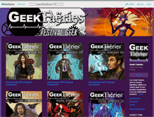 Tablet Screenshot of geekfaeries.bandcamp.com