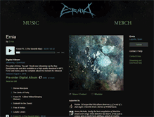 Tablet Screenshot of erniatheband.bandcamp.com