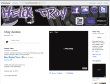 Tablet Screenshot of helixtroy.bandcamp.com
