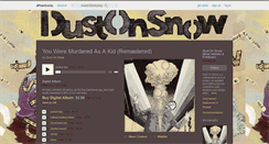 Desktop Screenshot of dustonsnow.bandcamp.com