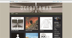Desktop Screenshot of octoberman.bandcamp.com