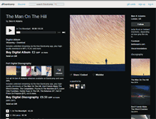 Tablet Screenshot of benkadams.bandcamp.com