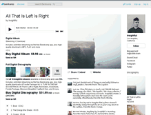 Tablet Screenshot of insightful.bandcamp.com
