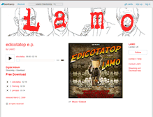 Tablet Screenshot of lamo.bandcamp.com