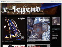 Tablet Screenshot of e-legend.bandcamp.com