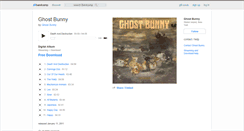 Desktop Screenshot of ghostbunny.bandcamp.com