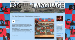 Desktop Screenshot of biglanguage.bandcamp.com