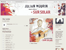 Tablet Screenshot of julianmourin.bandcamp.com