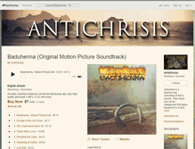 Tablet Screenshot of antichrisis.bandcamp.com