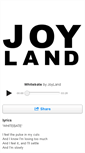 Mobile Screenshot of joyland.bandcamp.com
