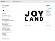 Tablet Screenshot of joyland.bandcamp.com