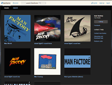 Tablet Screenshot of manfactory.bandcamp.com