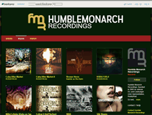 Tablet Screenshot of humblemonarch.bandcamp.com