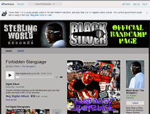 Tablet Screenshot of blacksilver.bandcamp.com