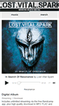 Mobile Screenshot of lostvitalspark.bandcamp.com