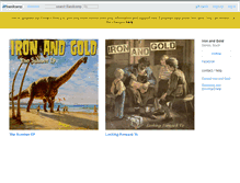 Tablet Screenshot of ironandgold.bandcamp.com