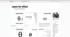 Desktop Screenshot of causeforeffect.bandcamp.com