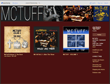 Tablet Screenshot of mctuff.bandcamp.com