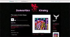 Desktop Screenshot of domestikokinsky.bandcamp.com