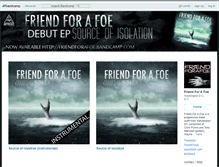 Tablet Screenshot of friendforafoe.bandcamp.com