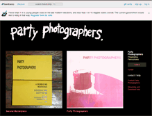 Tablet Screenshot of partyphotographers.bandcamp.com