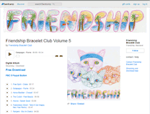 Tablet Screenshot of friendshipbraceletclub.bandcamp.com