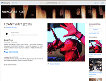 Tablet Screenshot of animalsatrisk.bandcamp.com