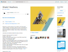 Tablet Screenshot of cursorminer.bandcamp.com