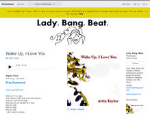 Tablet Screenshot of ladybangbeat.bandcamp.com