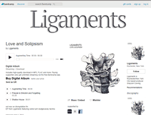 Tablet Screenshot of ligaments.bandcamp.com