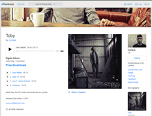 Tablet Screenshot of cynikal.bandcamp.com