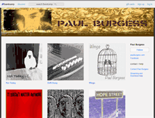 Tablet Screenshot of paulburgess.bandcamp.com