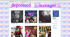 Desktop Screenshot of depressedteenager.bandcamp.com