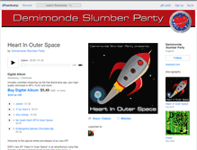 Tablet Screenshot of demimondeslumberparty.bandcamp.com