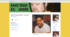 Desktop Screenshot of hanksinatrajr.bandcamp.com