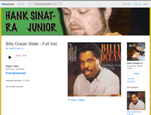 Tablet Screenshot of hanksinatrajr.bandcamp.com