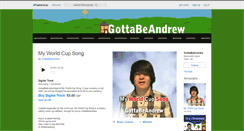 Desktop Screenshot of gottabeandrew.bandcamp.com