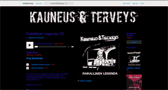 Desktop Screenshot of kauneusterveys.bandcamp.com