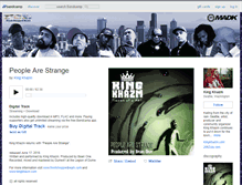 Tablet Screenshot of kingkhazm.bandcamp.com