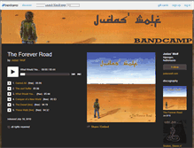 Tablet Screenshot of judaswolf.bandcamp.com