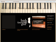 Tablet Screenshot of littletroublegirl.bandcamp.com