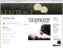 Tablet Screenshot of leaftrace.bandcamp.com