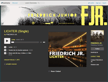 Tablet Screenshot of friedrichjr.bandcamp.com