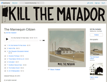 Tablet Screenshot of killthematador.bandcamp.com