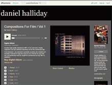 Tablet Screenshot of danielhalliday.bandcamp.com
