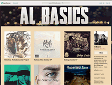 Tablet Screenshot of albasics.bandcamp.com