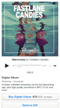 Mobile Screenshot of fastlanecandies.bandcamp.com