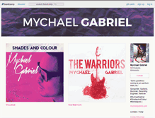 Tablet Screenshot of mychaelgabriel.bandcamp.com